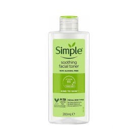 تونر تسکین دهنده پوست مدل کایند تو اسکین سوتینگ Simple Kind to Skin Soothing Facial Toner برند سیمپل